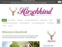 Tablet Screenshot of hirschkind.de